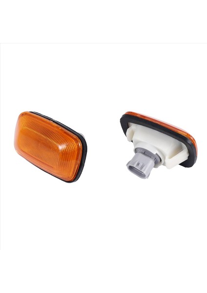 2pcs Toyota Land Cruiser için Fender Dönüş Sinyali Yan İşaretçi Lambası Işık 80 1990-1997 100 1998 - 2004 2005 2006 2007 (Yurt Dışından)