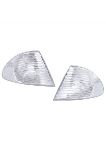 Çift Park Sinyal Köşe İşareti Işıkları lambalar lensler BMW 3 Serisi E46 1999-2001 Sedan Vagonu 63136902765 63136902766 (Yurt Dışından) modelleri