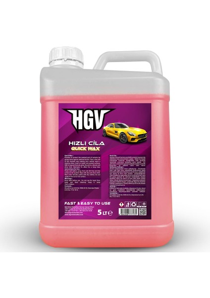 5 Litre Hızlı Cila | Hgv