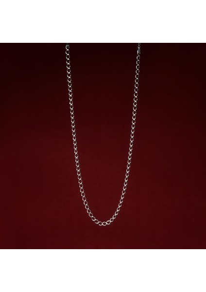 100 Mikron Tek Bakla Rambo Gümüş Zincir fiyatları