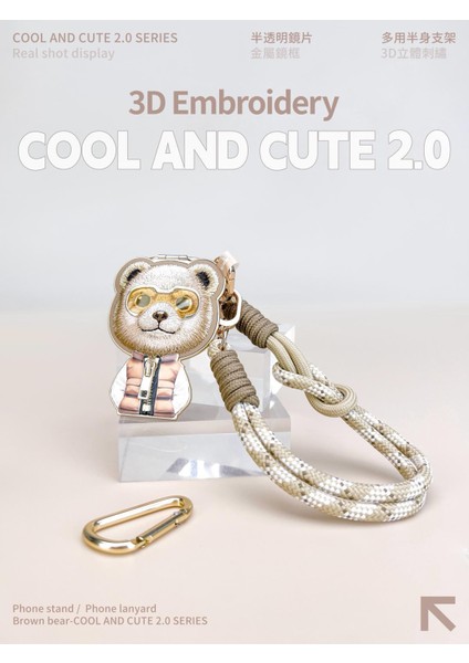 Cool & Cute 2.0 Çapraz Askılı Bileklik ve Telefon Askısı Charm indirimleri