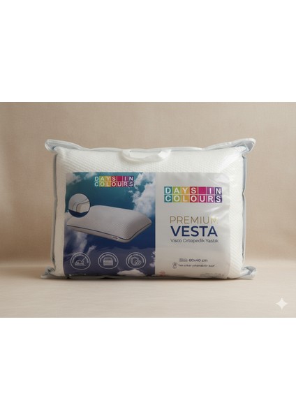 Visco Elastik Sünger Yastık 60X40 cm | Ortopedik Boyun & Omurga Desteği modelleri