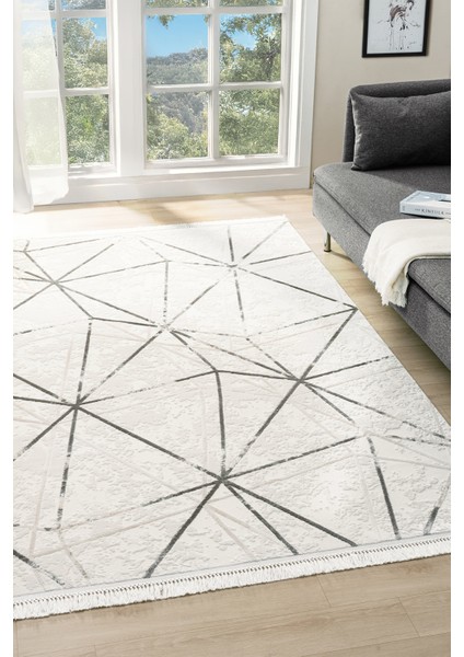 Avangard Gri Halı Akrilik Halı Yumuşak Dokulu Salon Oturma Odası Yatak Odası Halısı 2035 fiyatları