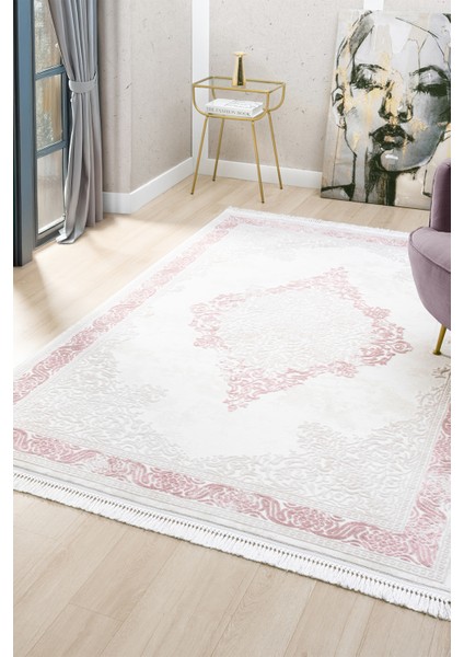 Avangard Pudra Halı Akrilik Halı Yumuşak Dokulu Salon Oturma Odası Yatak Odası Halısı 2037 fiyatları