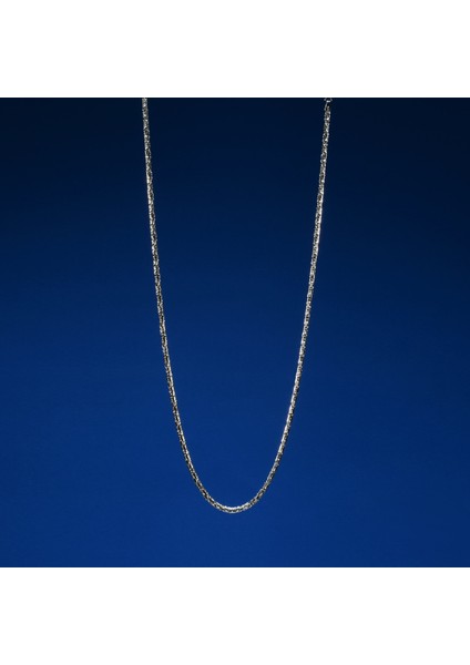 100 Mikron Naturel Yuvarlak Kral Gümüş Zincir fırsatları