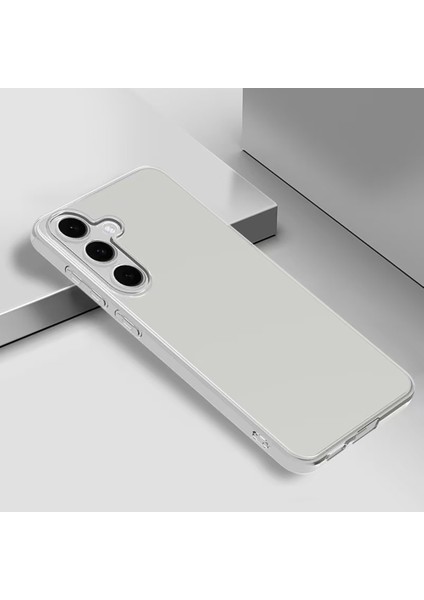 Galaxy S25 Fe Kılıf Omsy Süper Silikon Kapak - Şeffaf