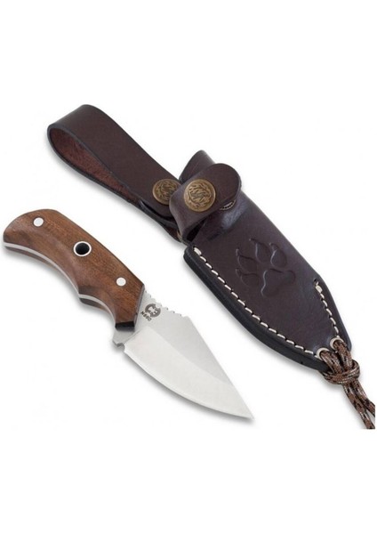 Böhler N690 Ceviz Kabza Özel Deri Kılıflı Bıçak 154546605