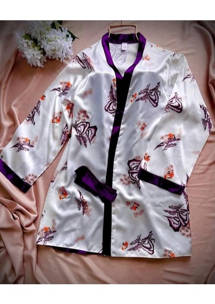 Moongırl Kısa 2'li Saten Gecelik Takım