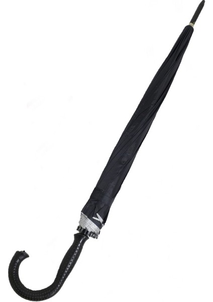 16 Tel Siyah Baston Şemsiye 93 cm Çap modelleri