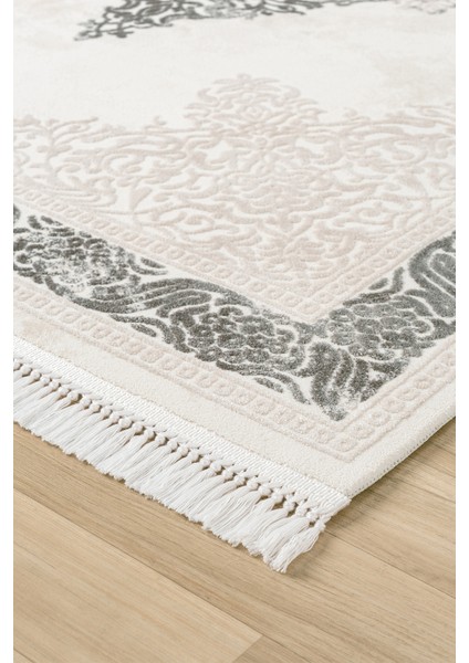 Avangard Gri Halı Akrilik Halı Yumuşak Dokulu Salon Oturma Odası Yatak Odası Halısı 2037 indirimleri