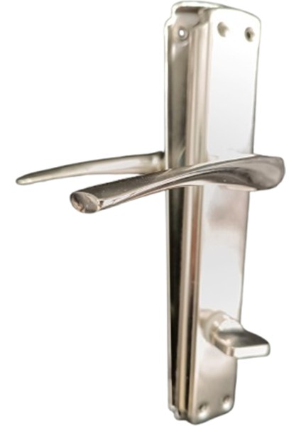 Bravo Aynalı Inox Nikel -Tuvalet ve Banyo Kapı Kolu - ( Sol ) 1 Takım modelleri