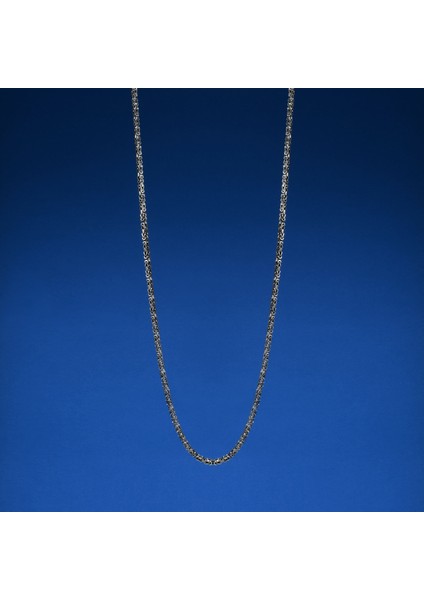 100 Mikron Oksitli Kare Kral Gümüş Zincir fırsatları