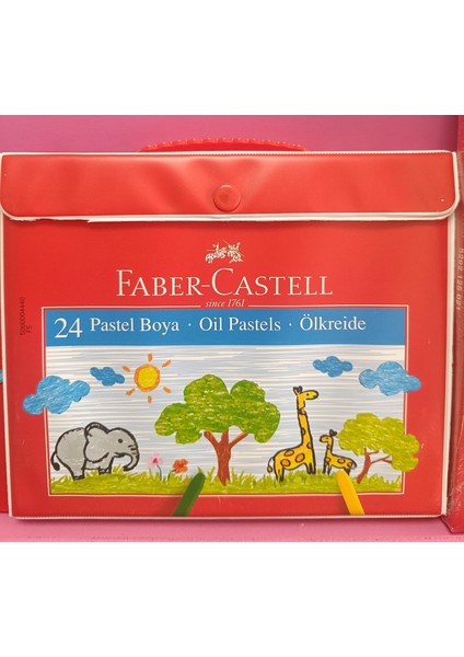 Faber Castell 24'lü Kuru Boya Kalemi , 24 'lü Çantalı Pastel Boya , 21' Li Sulu Boya (3'lü Set ) modelleri