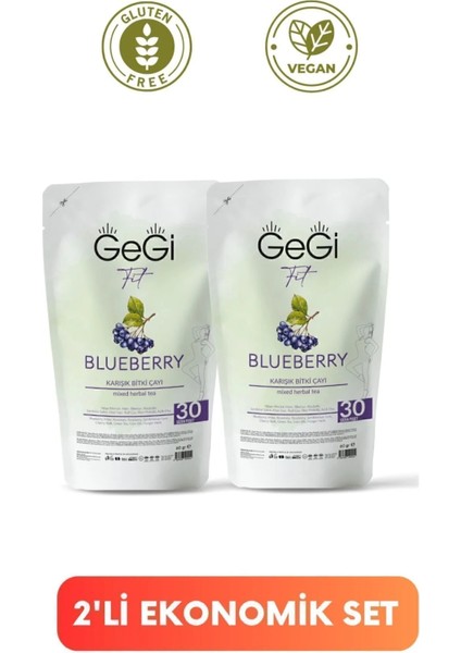 Yaban Mersinli Blueberry Tea Çay 2li Ekonomik Paket