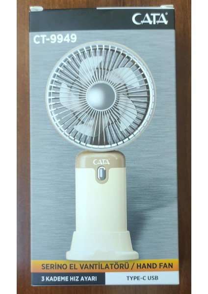 CT-9949 Masa ve El Tipi Vantilatör