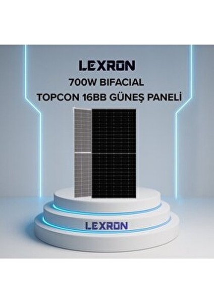 Topcon Bıfacıal 700W Half Cut Güneş Paneli Yüksek Verimlilikte Enerji Üretimi modelleri