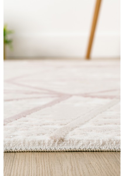 Avangard Pudra Halı Akrilik Halı Yumuşak Dokulu Salon Oturma Odası Yatak Odası Halısı 2035 fırsatları