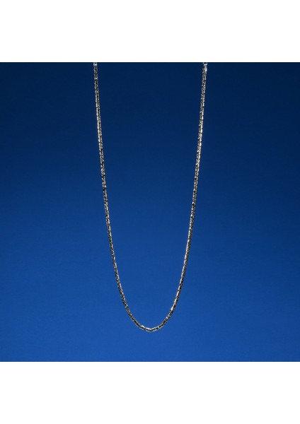 100 Mikron Oksitli Yuvarlak Kral Gümüş Zincir indirimleri