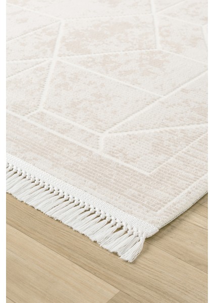 Avangard Bej Halı Akrilik Halı Yumuşak Dokulu Salon Oturma Odası Yatak Odası Halısı 2036 fırsatları