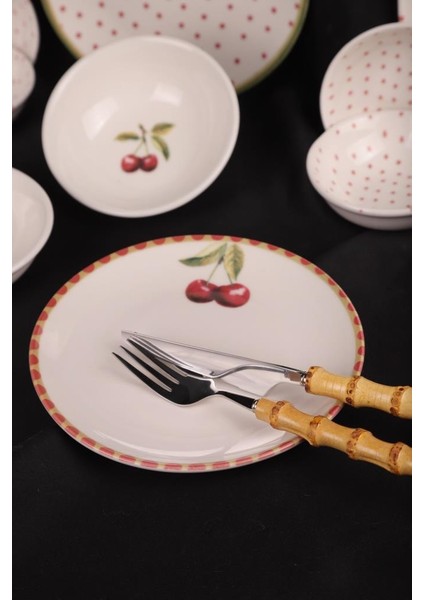 Bambum By Atbyhome Cherish 14 Parça Porselen Kahvaltı Takımı Kahvaltı Seti Kahvaltılık- Sunum Seti fırsatları