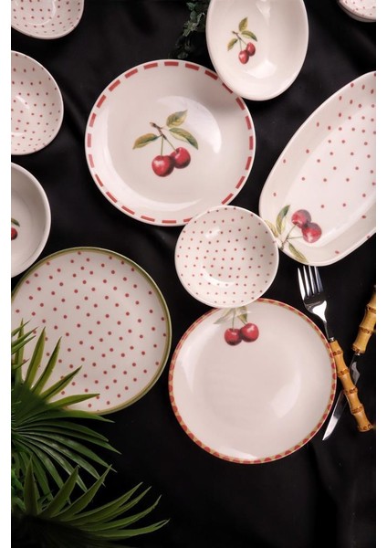 Bambum By Atbyhome Cherish 14 Parça Porselen Kahvaltı Takımı Kahvaltı Seti Kahvaltılık- Sunum Seti indirimleri