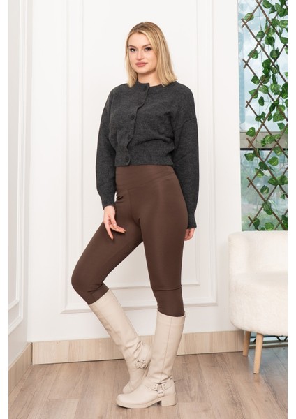 Zr Modal Trend Kısa Düğmeli Bluz Hırka 3549