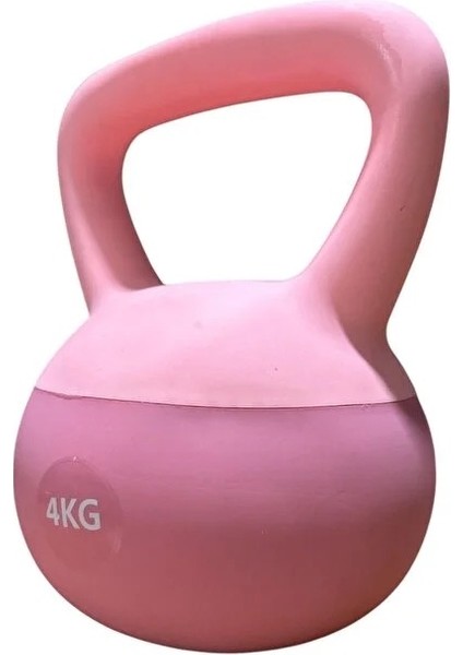4 kg Soft Kettlebell - Yumuşak Tabanlı, Darbeye Dayanıklı, Sessiz ve Güvenli Antrenman fırsatları