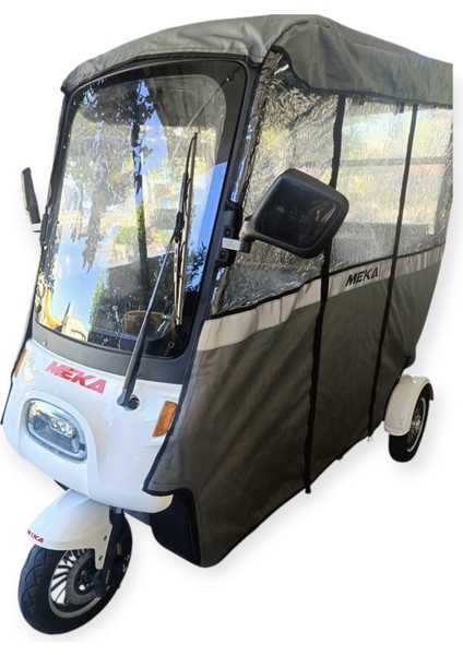 3 Tekerlekli Elektrikli Modellere Uyumlu Branda (Meka Bus-Pro)