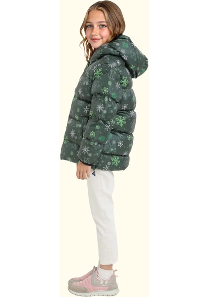 Erkek/kız Çocuk Kapüşonlu Su ve Rüzgar Geçirmez Cepli Kışlık Şişme Mont modelleri