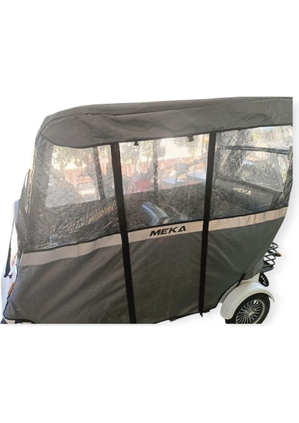 3 Tekerlekli Elektrikli Modellere Uyumlu Branda (Meka Bus-Pro)