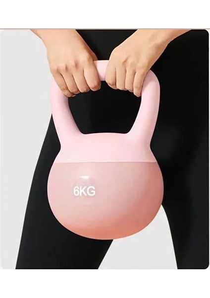 5 kg Soft Kettlebell - Yumuşak Tabanlı, Darbeye Dayanıklı, Sessiz Kullanım