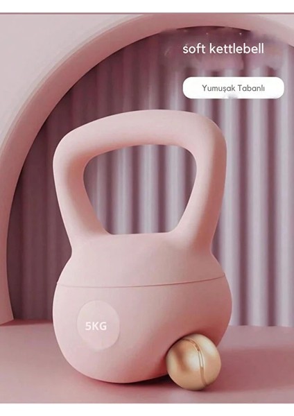 5 kg Soft Kettlebell - Yumuşak Tabanlı, Darbeye Dayanıklı, Sessiz Kullanım modelleri
