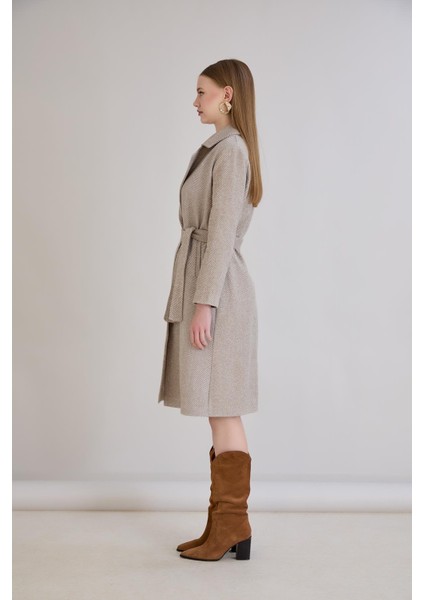 Balıksırtı Kaşe Kuşaklı Kaban