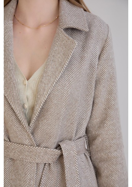 Balıksırtı Kaşe Kuşaklı Kaban