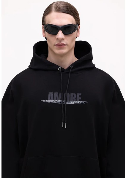 Erkek Baskılı Sweatshırt 3 Iplik Kaliteli Kumaş Oversıze Kesim fiyatları