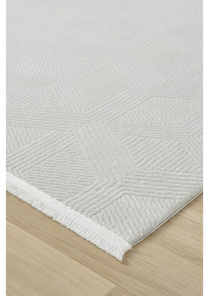 Maçka Beyaz Halı Akrilik Halı Yumuşak Dokulu Salon Oturma Odası Yatak Odası Halısı 4006 indirimleri