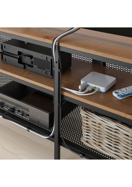 Fjallbo Tv Sehpası Siyah 198 x 45 x 54 cm