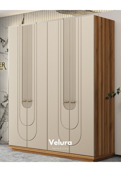 Kelebek 4 Kapaklı Dolap (Gardırop)