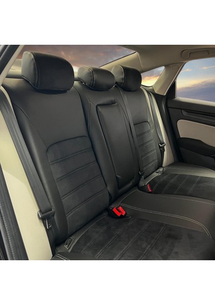 Honda Cıvıc Araca Özel Oto Koltuk Kılıfı - Taytüyü ve Deri