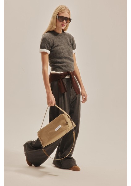 Huge Sanre Medium Bag Beige modelleri