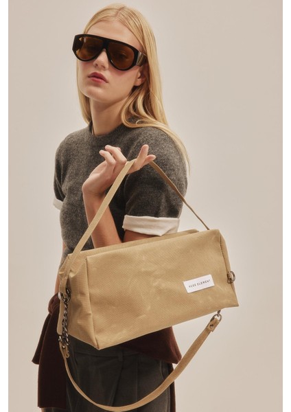 Huge Sanre Medium Bag Beige fırsatları
