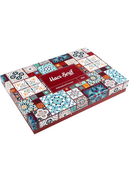 Içi Dışı Antep Fıstıklı Çikolatalı Bohça Lokum (Motif Desenli Kutu) 750G indirimleri