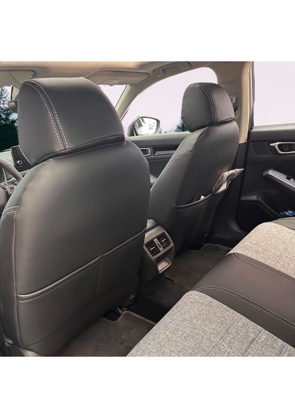 Honda Civic Araca Özel Oto Koltuk Kılıfı - Keten ve 1 Kalite Deri indirimleri
