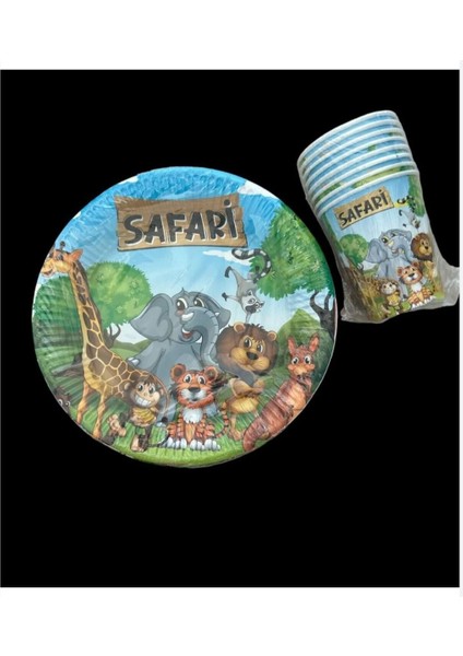 Safari Karton Tabak Bardak