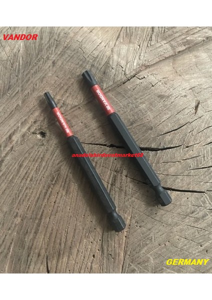 Impact Tork Vida Sıkma Ucu T20 T30 90MM Bits Uç Cobalt Çelik Germany