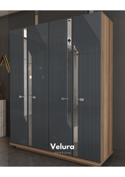 Yuvam 4 Kapaklı Dolap (Gardırop)