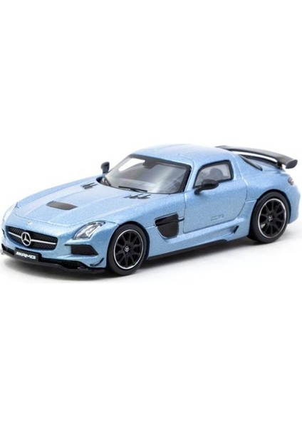 Mercedes-Benz Sls Amg Coupé Black Series Matte Blue - GLOBAL64 1/64 Model Araba