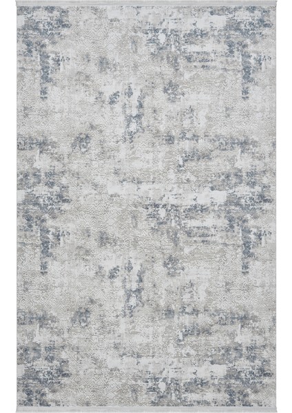 Maçka Mavi Halı Akrilik Halı Yumuşak Dokulu Salon Oturma Odası Yatak Odası Halısı 4004