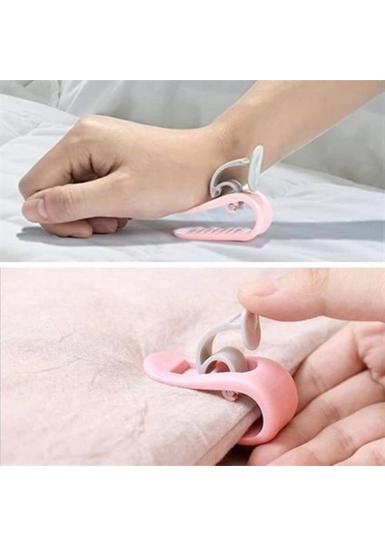 4 Adet Iğnesiz Yorgan Çarşaf ve Perde Tutucu Sabitleyici Kaydırmaz Örtü Düzenleyici Klips fırsatları