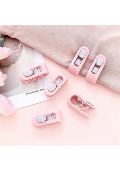 4 Adet Iğnesiz Yorgan Çarşaf ve Perde Tutucu Sabitleyici Kaydırmaz Örtü Düzenleyici Klips indirimleri